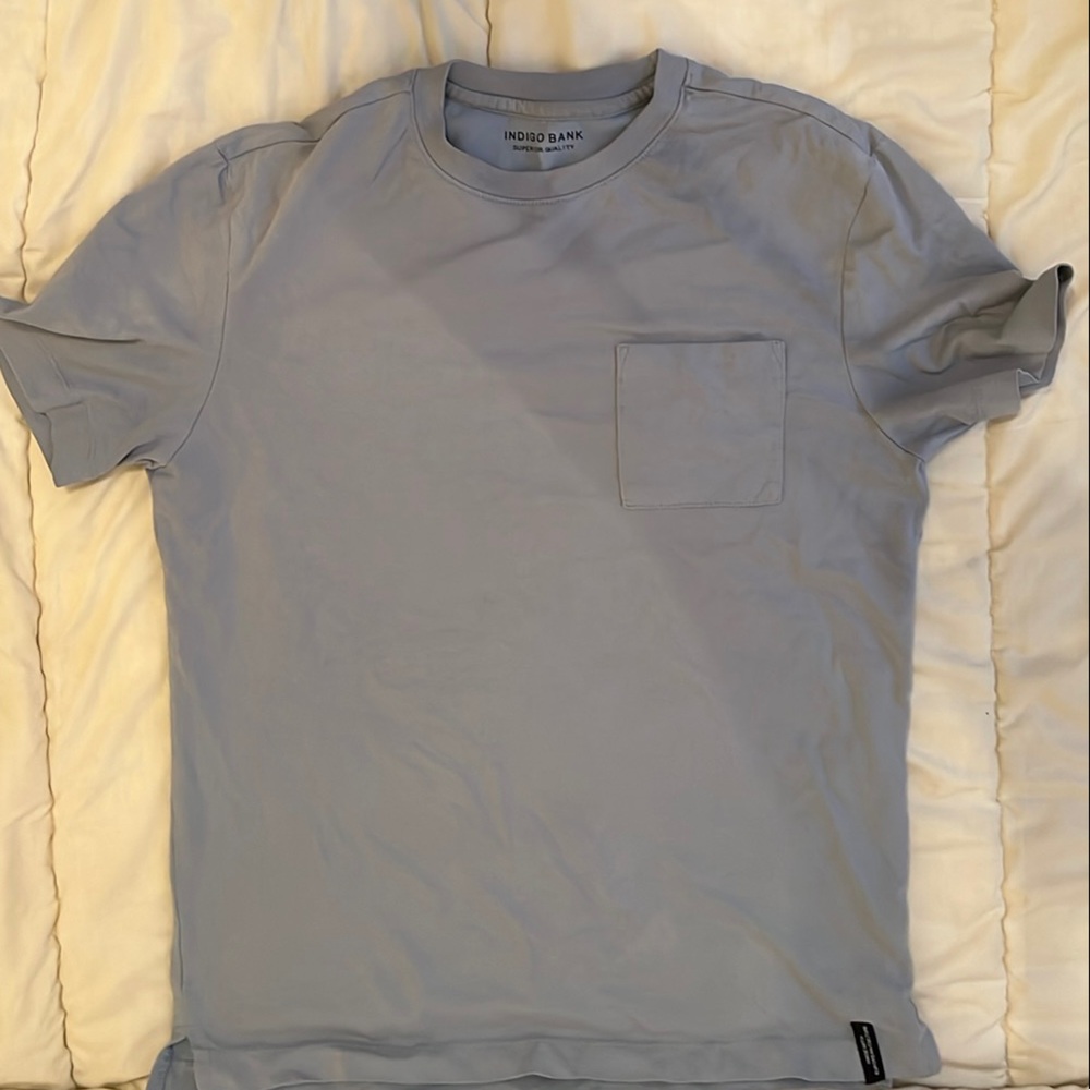 Indigo Blue Short Sleeve Shirt